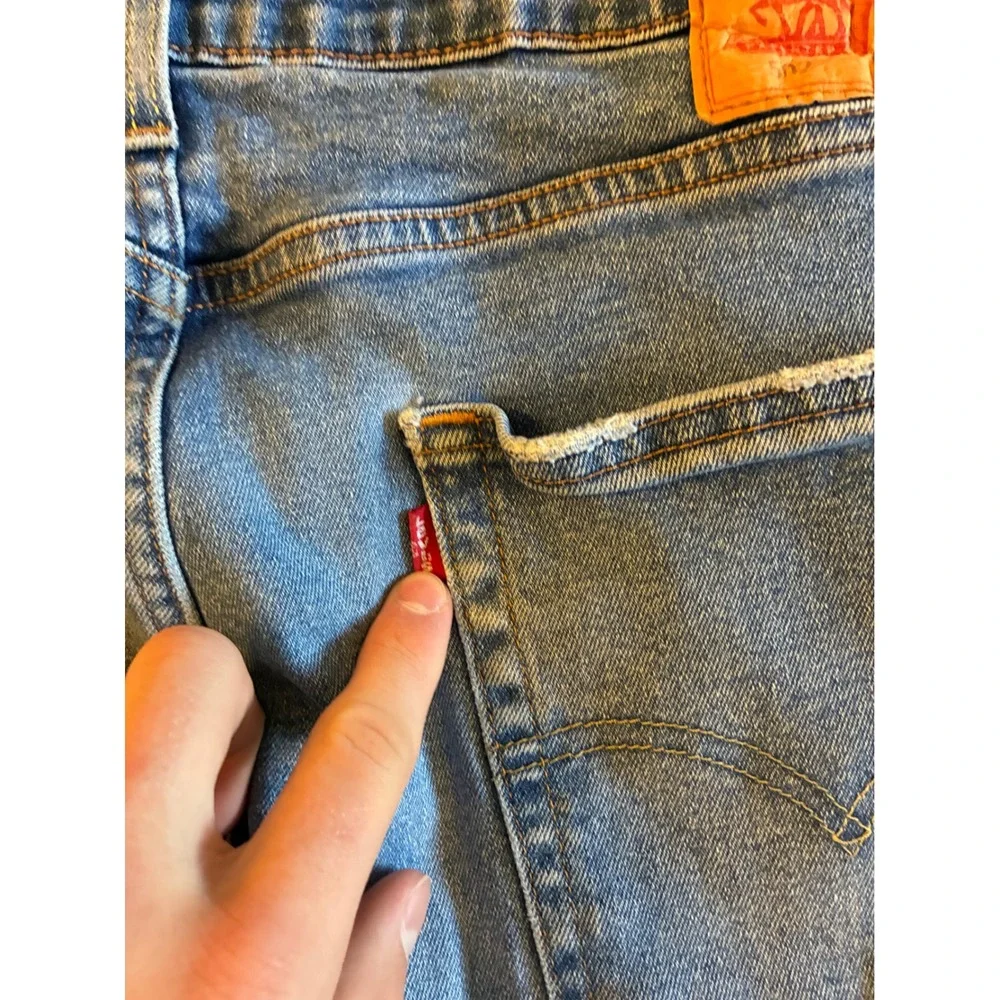 Levis 502 Regular Taper Jeans Mens 36x34 Blue Denim‎ All Seasons Tech 29507-0888